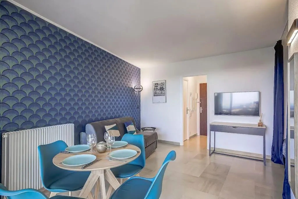 Studio Vue Mer, Piscine - Tennis Antibes