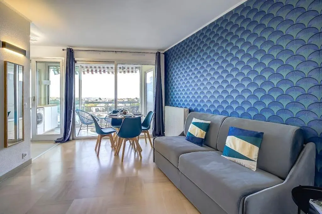 Studio Vue Mer, Piscine - Tennis Antibes